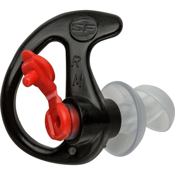 Picture of SUREFIRE EARPLUGS DOUBLE FLANGED FILTERED MEDIUM 1 PAIR BLACK EP3-BK-MPR