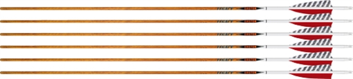 Picture of EASTON ARROW 6.5 CARBON LEGACY 340 4" FEATHER LEFT HELI. 6PK 429761
