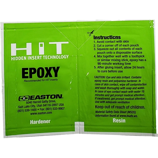 Picture of Easton Easton HIT Epoxy Adhesive Pouch 3 pk. 501295