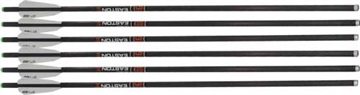 Picture of EASTON XBOW BOLT 9MM CARBON 22" W/3" VANES FLAT BACK 6-PK 730065