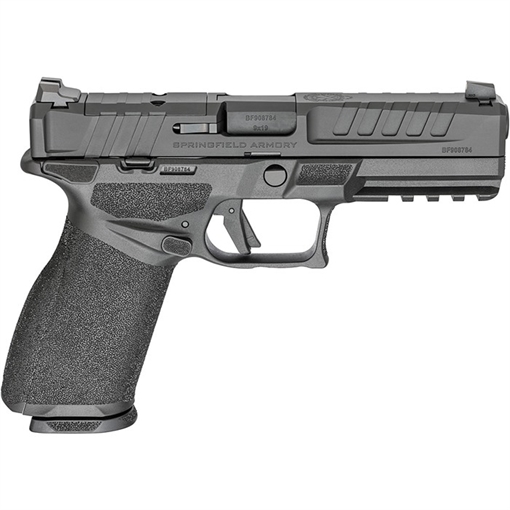 Picture of Springfield Echelon, Semi-automatic, Striker Fired, Polymer Framed Pistol, Full Size, 9MM, 4.5" Barrel, Melonite Finish, Black, Optics Ready Slide, Front Tritium Night Sight, Tactical Rack U-Dot Rear, Manual Safety, 15 Rounds, 2 Magazines EC9459BMS-U-15 EC9459BMSU15