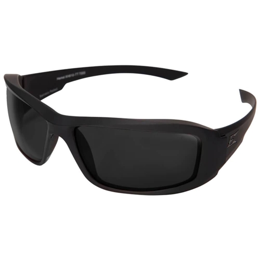 Picture of Edge Hamel Thin Temple Shooting Glasses Matte Frame Polarized Smoke Vapor Shield Lenses TXH716VS-TT