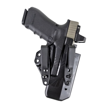 Picture of Raven Concealment Systems G17 EIDOLON BASIC HOLSTER DOUBLE AMBIDEXTROUS SHORT BLACK EG17ASBKB