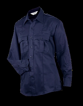 Picture of Elbeco HeroShield 100% Cotton Men's Bravo Long Sleeve Shirt SM2000NV+2XL