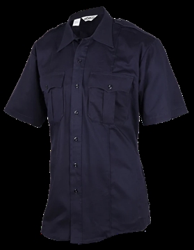 Picture of Elbeco HeroShield 100% Cotton Men's Bravo Short Sleeve Shirt SM2001NV+M