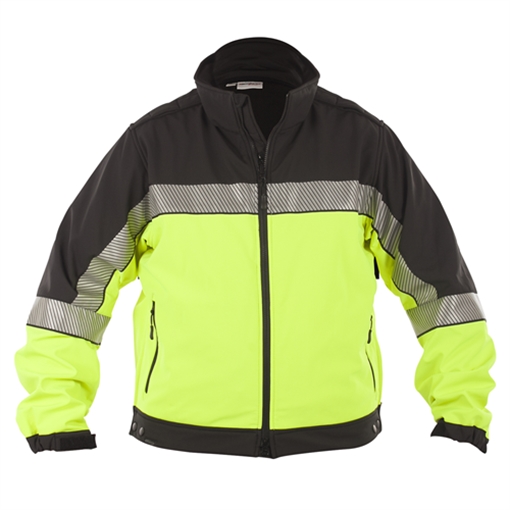 Picture of Elbeco Shield Color Block Soft Shell Jacket SH3708HV-XL-R