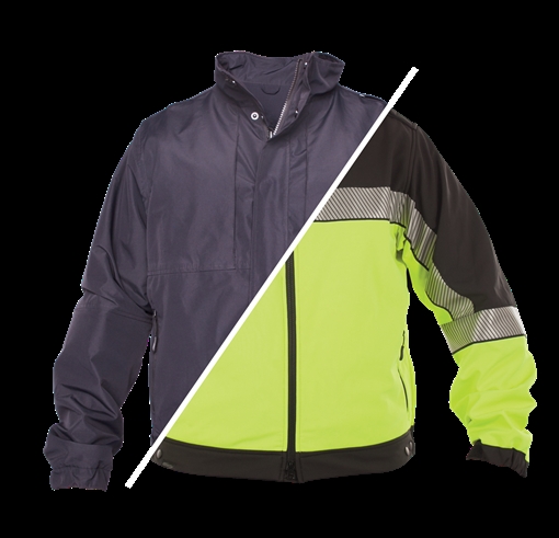 Picture of Elbeco Shield Color Block Soft Shell Jacket SH3724RV-XL-R 880653667986