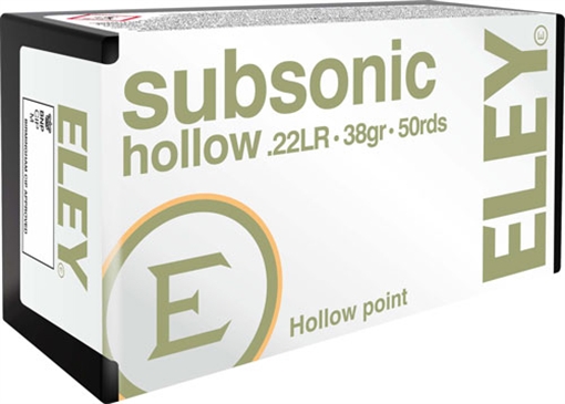 Picture of ELEY AMERICAS SUBSONIC 22LR 38GR HP 50RD 100BX/CS 05400