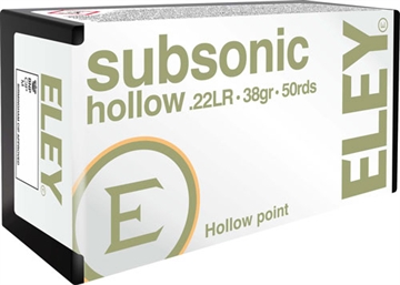 Picture of ELEY AMERICAS SUBSONIC 22LR 38GR HP 50RD 100BX/CS 05400
