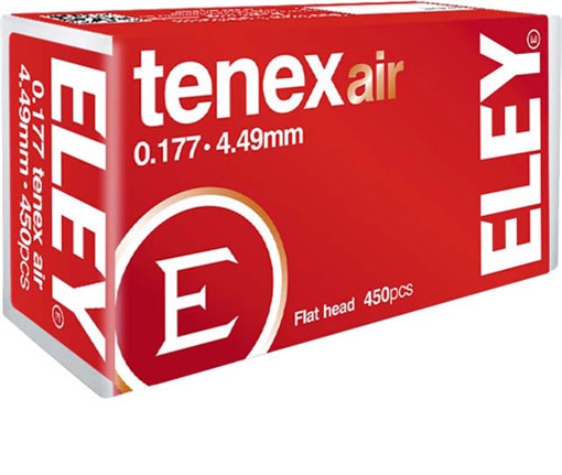 Picture of ELEY AMERICAS TENEX AIR PELLETS 177 4.49MM 8.2 GRAINS 450-PACK 46110