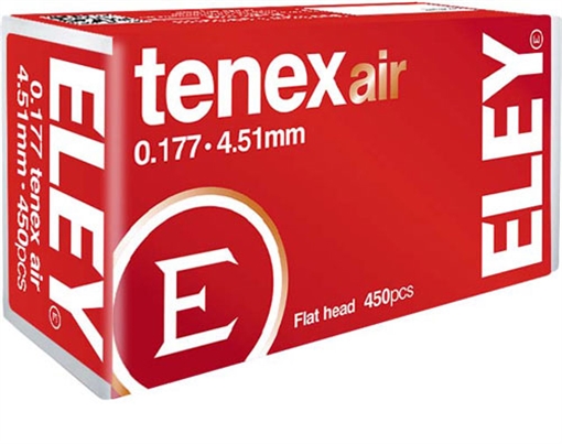 Picture of ELEY AMERICAS TENEX AIR PELLETS 177 4.51MM 8.2 GRAINS 450-PACK 46130