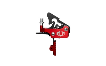 Picture of Elftmann Tactical Apex, FA, Adjustable Trigger, Large Pin, Straight with Red Shoe, Fits AR-15, Anodized Finish, Red APEX-170-R-S-FA