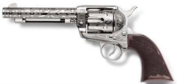 Picture of EMF DEX CATTLEBRAND SA REV 357 MAG 5 1/2 INCH NICKEL ENGRAVED BRANDED CKED WLNT 641996000270