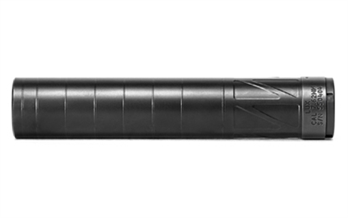 Picture of Energetic Armament Lux Titanium, 7.62mm Suppressor, 9.84 Ounces, 7.9" Length, 1.55" Diameter, Grade 5 Titanium Welded Core, 5/8-24 Direct Thread Mount, Compatible with Other Mounting Hardware, Boron Nitride Internal Finish, DLC External Finish, Dark Gray EA08