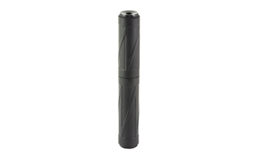Picture of Energetic Armament NYX Silencer Mod 2, 22 Caliber Suppressor, Modular, 2.45 Ounces 3.7" Short Configuration, 4.15 Ounces 6.5" Long Configuration, 1" Diameter, 1/2-28 RH Standard Direct Thread, Titanium Construction, Cerakote Finish, Black EA03