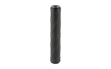 Picture of Energetic Armament NYX Silencer, 22 Caliber Suppressor, 5.6" Long, 1" Diameter, 3.6 Ounces, 1/2-28 RH Standard Direct Thread, Titanium Construction, Cerakote Finish, Black EA01