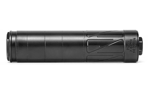 Picture of Energetic Armament PEAK 30, 30 Caliber Suppressor, 11.9 Ounces, 6.4" Length, 1.55" Diameter, US Stainless Steel Construction, 1.375x24 Mount Threads, Nitride Finish, Black, Includes 5/8-24 Direct Thread Mount EA10