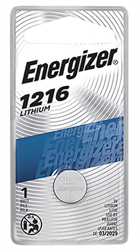 Picture of Energizer 1216 Battery Lithium Coin 3.0 Volt, Qty (72) Single Pack 46730071