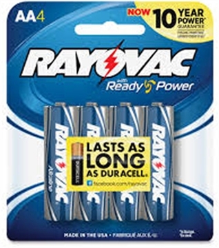 Picture of ENERGIZER BATTERIES ALKALINE BATTERY AA 4PK 815-4F
