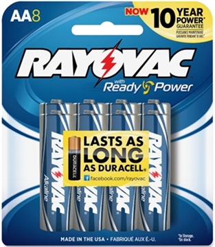 Picture of ENERGIZER BATTERIES ALKALINE BATTERY AA 8PK 815-8CF