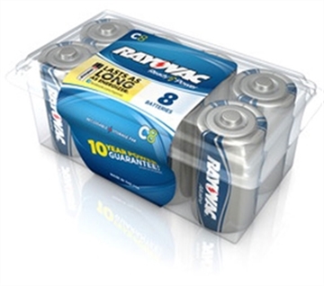 Picture of ENERGIZER BATTERIES ALKALINE BATTERY C 8PK 814-8RVPF2