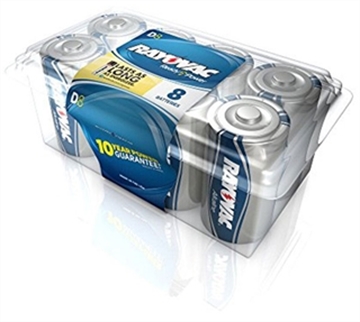 Picture of ENERGIZER BATTERIES ALKALINE BATTERY D 8PK 813-8RVPF2