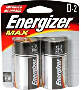 Picture of ENERGIZER BATTERIES MAX BATTERIES D 2PK E95BP-2