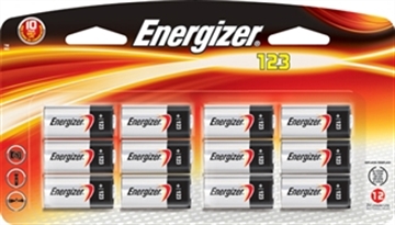 Picture of ENERGIZER BATTERIES SPECIALTY BATT 123 12PK EL123BP-12