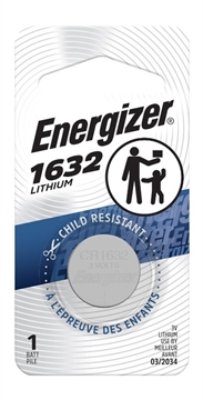 Picture of ENERGIZER ECR1632BP   1632 LITHIUM  (6 PER CARTON)