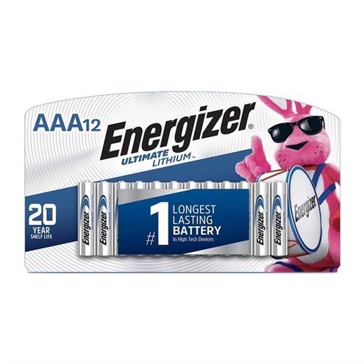 Picture of Energizer ENERGIZER ULTIMATE LITHIUM AAA BATTERIES 12 PACK E301301900