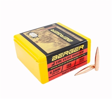 Picture of Berger Bullets Elite Hunter Outer Limits 6.5mm 156gr Boat Tail 100/Box 26550