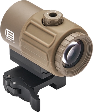 Picture of EOTECH G43, 3X Magnifier, QD Mount, Switch to Side, 34mm , Matte Finish, Tan, Includes Mount G43.STSTAN G43STSTAN