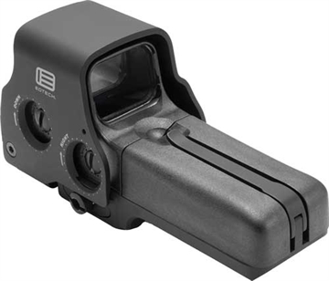 Picture of EOTECH 518 Holographic Sight, Red 68MOA Ring with 1-MOA Dot Reticle, Side Button Controls, Quick Release Mount, Black 518.A65 518A65