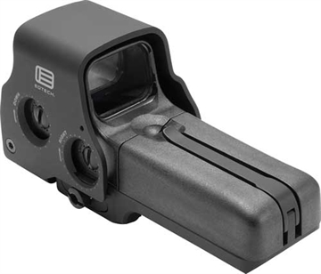 Picture of EOTECH 558 Holographic Sight, Red 68 MOA Ring with 1-MOA Dot Reticle, Side Button Controls, Quick Disconnect Mount, Night Vision Compatible, Black 558.A65 558A65