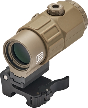 Picture of EOTECH G45 Magnifier, 5X, QD Mount, Switch to Side, 34mm, Matte Finish, Tan, Includes Mount G45.STSTAN G45STSTAN