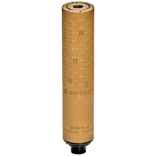 Picture of EOTech EOTech 9mm PCC Suppressor 9mm Tan w/ Direct Thread Mounting 1/2-28 EOT-DCBL-9CC-TN DCBL9CCTN