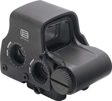 Picture of EOTECH EXPS3 Holographic Sight, Red 68 MOA Ring with 4-1 MOA Dots Reticle, Side Button Controls, Quick Disconnect, Night Vision Compatible, Black Finish EXPS3-4 EXPS34