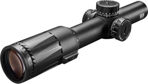 Picture of Eotech Vudu Black Hardcoat Anodized 1-10x 28mm 34mm Tube Illuminated Red SR5 MRAD Reticle Features Throw Lever VDU110FFSR5