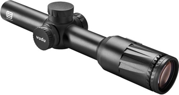 Picture of Eotech Vudu SFP Black Anodized 1-8x 24mm 30mm Tube 24mm Tube Illuminated HC3 MOA Reticle Features Throw Lever VDU18SFHC3