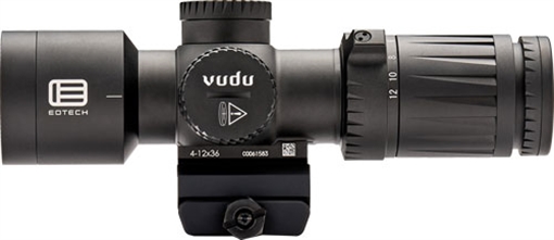 Picture of EOTech EOTech Vudu FFP Ultra Short Rifle Scope BLK 4-12X36mm MD5 MRAD Reticlew/Integrated Mount VDU4-12FFMD5 VDU412FFMD5