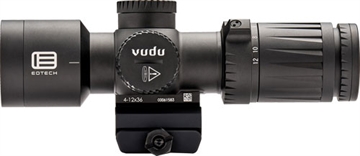 Picture of EOTech EOTech Vudu FFP Ultra Short Rifle Scope BLK 4-12X36mm MD5 MRAD Reticlew/Integrated Mount VDU4-12FFMD5 VDU412FFMD5