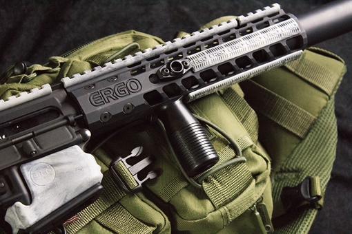 Picture of Ergo 4332BK M-Lok WedgeLok Slot Cover Mossberg Textured Black Rubber 4 Per Pack 43324PKBK 4332-4PK-BK