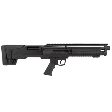 Picture of Escort BullTac Auto Shotgun 12ga 3" Chamber 5rd Magazine 18'' Barrel Full Length Pic Rail & Pop Up Sights Black HEBA 1218PX01 HEBA1218PX01