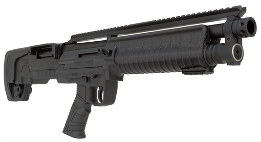 Picture of Escort BullTac Auto Shotgun 20ga 3" Chamber 5rd Magazine 18'' Barrel Full Length Pic Rail & Pop Up Sights Black HEBA 2018PX01 HEBA2018PX01