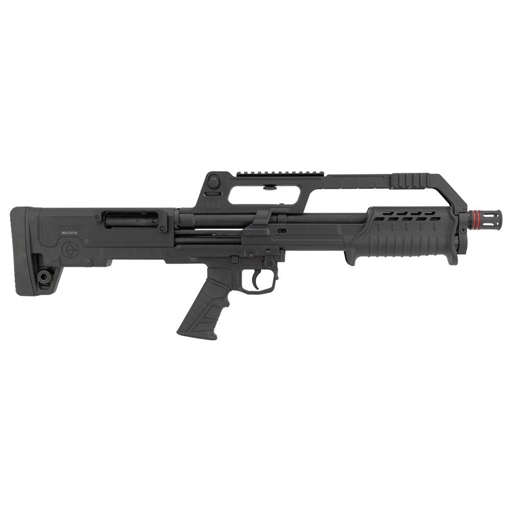 Picture of Escort BullTac 20 Gauge Pump 3" 5+1 18" Black Steel Barrel, Black Picatinny Rail Aluminum/Polymer Receiver, Bullpup w/Pistol Grip Synthetic Stock HEBP20180001