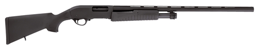 Picture of Escort Field Hunter Full Size 20 Gauge Pump 3" 4+1 28" Black Chrome Vent Rib Barrel, Black Anodized Grooved Aluminum Receiver, Fixed Black Synthetic Stock, Right Hand HEFH20280501