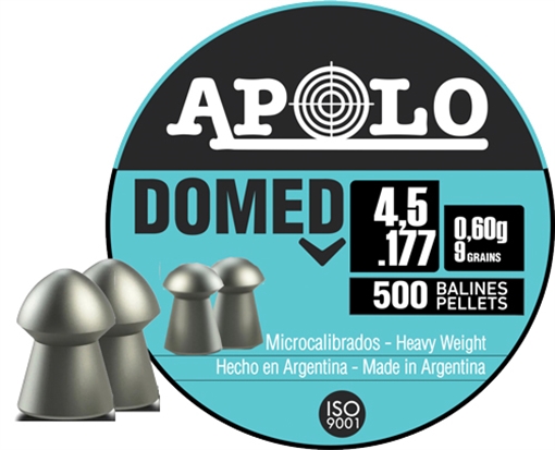 Picture of Hatsan Apolo Domed Air Rifle Pellets 177 Cal 9 gr 500/ct E19913