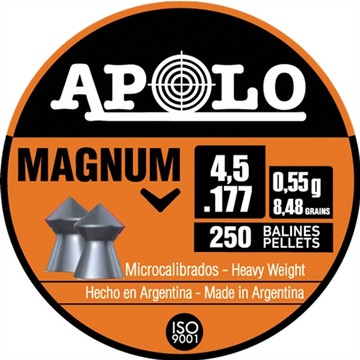 Picture of Hatsan Apolo Magnum Air Rifle Pellets 177 Cal 8.48 gr 250/ct E12002