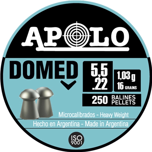 Picture of Hatsan Apolo Domed Air Rifle Pellets 22 Cal 16 gr 250/ct E19916