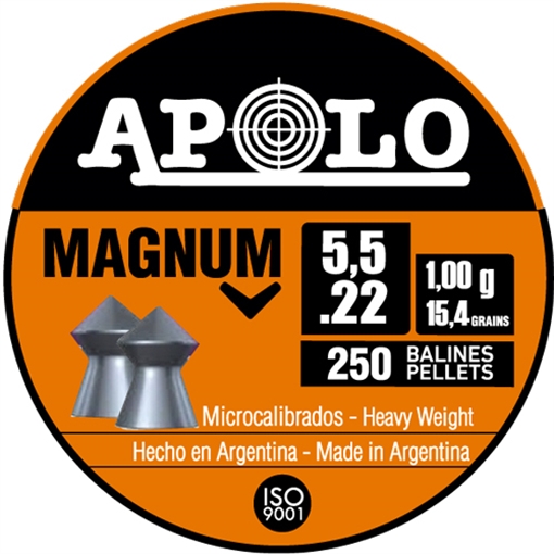 Picture of Hatsan Apolo Magnum Air Rifle Pellets 22 Cal 15.4 gr 250/ct E13003